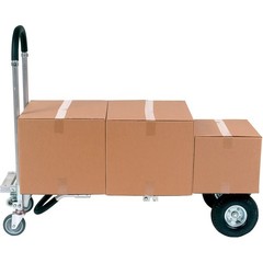 Aluminum 2-in-1 Convertible Hand Truck with Pneumatic Wheels – Senior