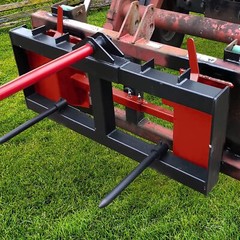 Skid Steer Quick Attach Conversion Adapter W/ Adjustable Cross Brace Universal