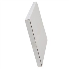 100 Pack Vinyl Record Mailers 12.5″ x 12.5″ x 1″ White Vinyl Record Shipping Box