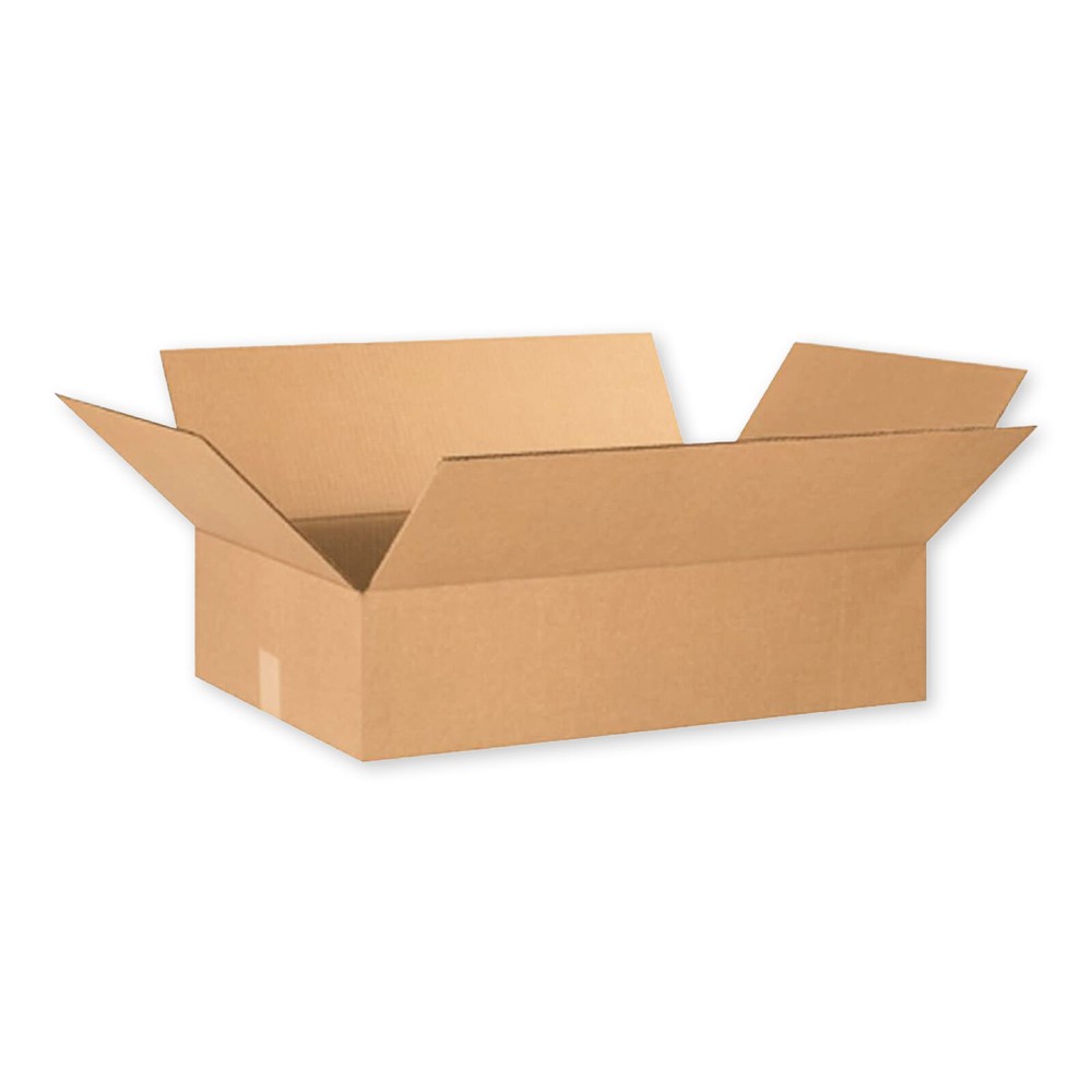 22 x 14 x 6″ Flat Corrugated Boxes, ECT-32 Brown Shipping/Moving Boxes 20/Bundle