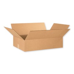 22 x 14 x 6″ Flat Corrugated Boxes, ECT-32 Brown Shipping/Moving Boxes 20/Bundle