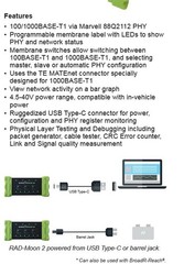 RAD-MOON2 100/1000BASE-T1 Media Converter – As shown, no accessories