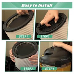 Filter Cartridge For Shop Vac Wet Dry Replace 90304 9030400 903-04-00 9034n