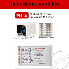 Digital PID Temperature Controller Thermostat Fahrenheit Relay/SSR AC 100V-240V