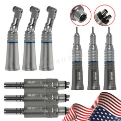 NSK Style Dental Slow Low Speed Handpiece Straight Contra Angle Air Motor 4/2H