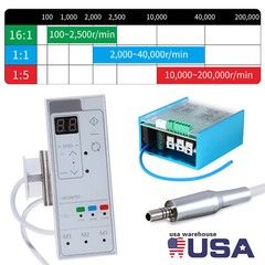 Dental NEW LED Electric Micro Motor NEW/ 1:5 LED Contra Angle Handpiece