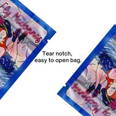 100 pcs 1g Holographic Mylar Bags – 20 Styles Mixed Smell Proof Zipper for Herbs
