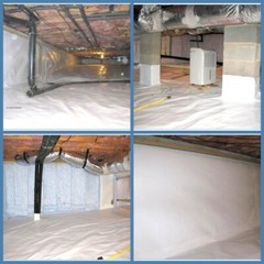 VBS – Dura Skrim – 20mil – String Reinforced White Crawl Space Vapor Barrier