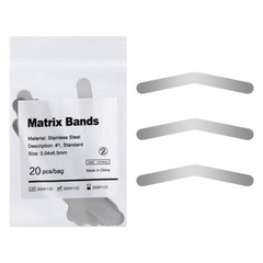 Dental Sectional Matrix System Contoured Metal Matrices Refill Matrix Bands