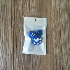 Seal White Clear Plastic Bags Resealable Hang Hole Pouch For Accessory