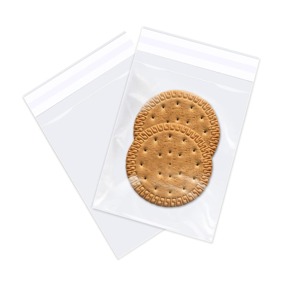 3″ x 5″ Clear Self Sealing Cellophane Bags 100 Count Plastic Packaging