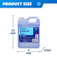 1 Quart Premium Blue Indicating Silica Gel Desiccant Beads(2 LBS) – Rechargeable