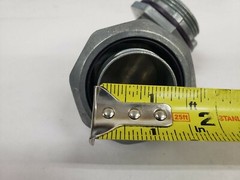 Unbranded 1-1/4″ Zinc Steel 90 Degree Liquid-Tight Connector