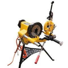 Steel Dragon Tools® 300 Pipe Threading Machine works with RIDGID® 811A Die Head