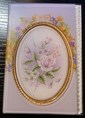 Vintage Hardcover Light Purple W/Flowers Pocket Address Book 4″ x 5.5″ NOS