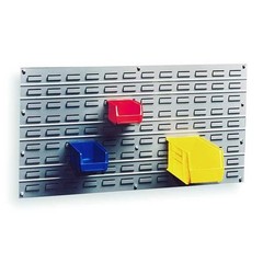 Akro-Mils 30636 Steel Louvered Panel, 36 In W X 5/16 In D X 20 In H, Gray