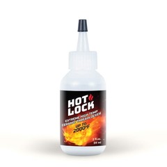 Vibra-TITE 19960 Hot-Lock Extreme High 2 Fluid Ounces, Translucent