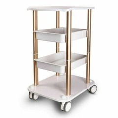 For Cavitation Beauty Machine Stand Rolling Cart ABS Aluminum Beauty SPA Trolley