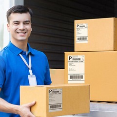 1100 Shipping Labels 8.5×5.5 Self Adhesive Half Sheet Shipping Labels 1000 + 100