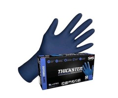 SAS 6604-20 (10-Box Case)Thickster Powder-Free Textured Safety Latex Gloves, XL