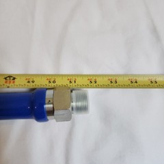 Flexible 3/4″ X 52″ Gas Hose for Commercial Kitchen Equipment Quick Connect Blue