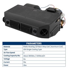Air Conditioner UN, Car Air Conditioner 12V 30W A/C 32 Pass 4 Way Coil