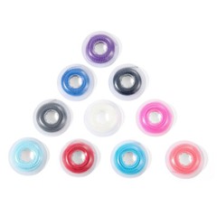 Dental Ortho elásticos cadena látex ligadura elástica bandas para soportes Ties