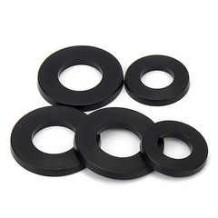 Black Nylon Plastic Flat Washers Penny Washers Metric M2 M3 M4 M5 M6 M8 M10-M20