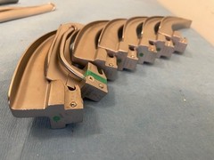 MIXED LOT 35X Laryngoscope Blades Greenline, Emerald Rusch MIL, MAC, WIS 0 1 3 4