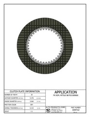 Friction Replaces Various manufacturers see interchange below Alto 334712