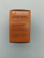 Walter 13C020 Knot Twisted Mounted Wire Brush – Carbon Steel Brush 25,000RPM Max