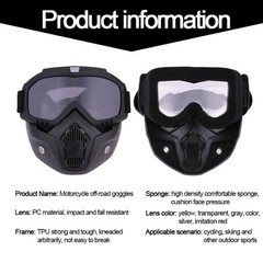 Safety Work Full Face Mask Shield & Goggles, Construction Eye Protection Eyewear