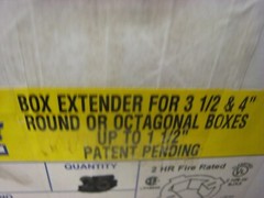 4 yes 4 ARLINGTON BE1R Round Ceiling Box Extender, Up to 1-1/2″, Made in USA