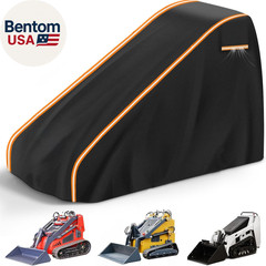 900D Mini Skid Steer Loader Cover, Heavy Duty Waterproof Mini Open Cab Skid Stee