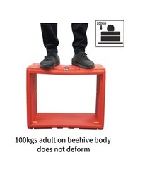 BeeHive Plastic Langstroth Size ,3 layers INSULATED Plastic Beehive (OPEN BOX)