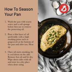 de Buyer MINERAL B Pro Carbon Steel Omelette Pan – 9.5” Diameter, 7.7̶