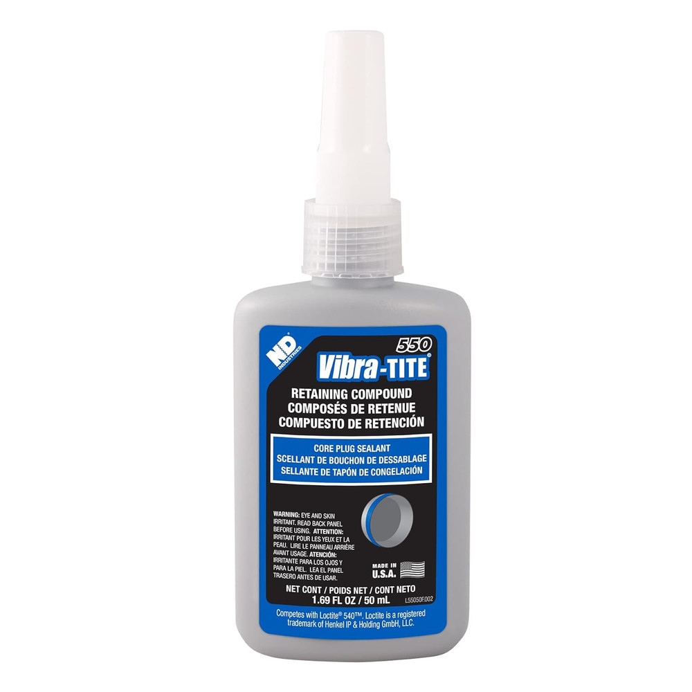 Vibra-Tite Blue Core Plug Sealant, 50Ml Bottle 550