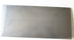 1/8″ HOLES—18 GAUGE 304 STAINLESS PERFORATED SHEET– 11″ X 24″