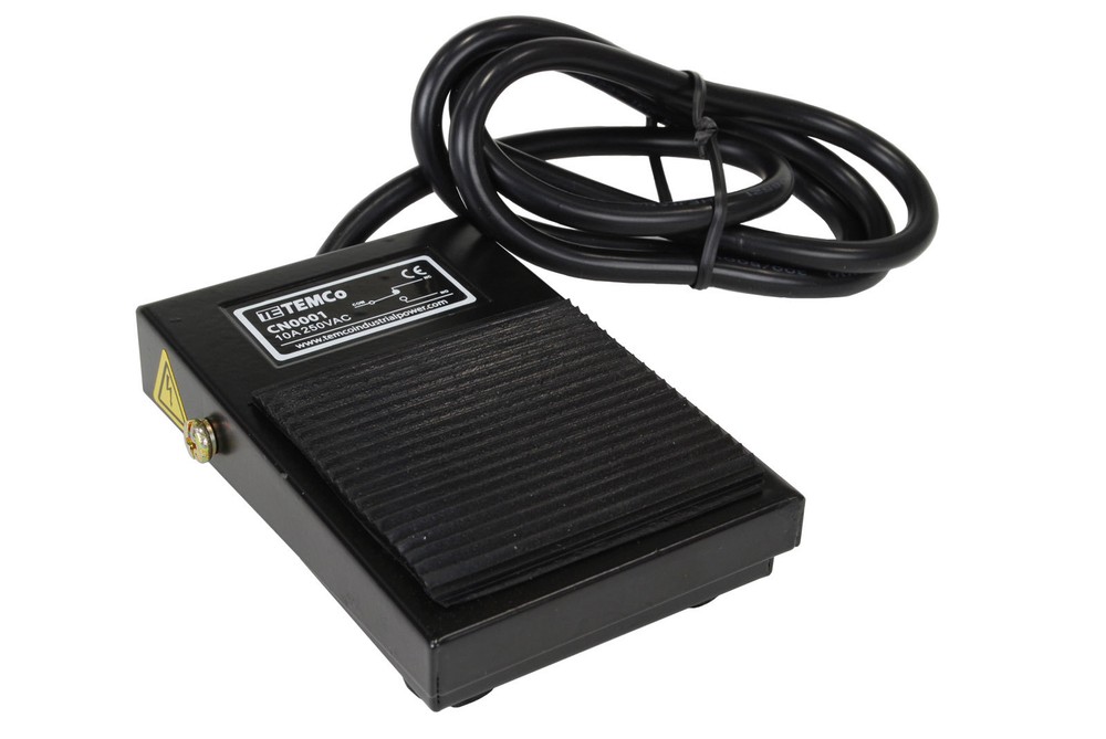 TEMCo Industrial Foot Switch SPDT NO NC Electric Power Pedal Momentary New CNC