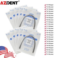 AZDENT Dental Orthodontic Super Elastic Niti Arch Wires Rectangular Ovoid FDA