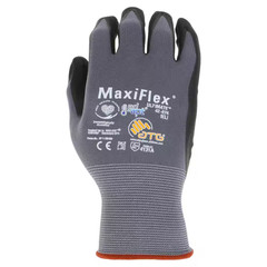 Maxiflex Ultimate Men’S Medium Gray Nitrile-Coated Outdoor and Work Gloves with