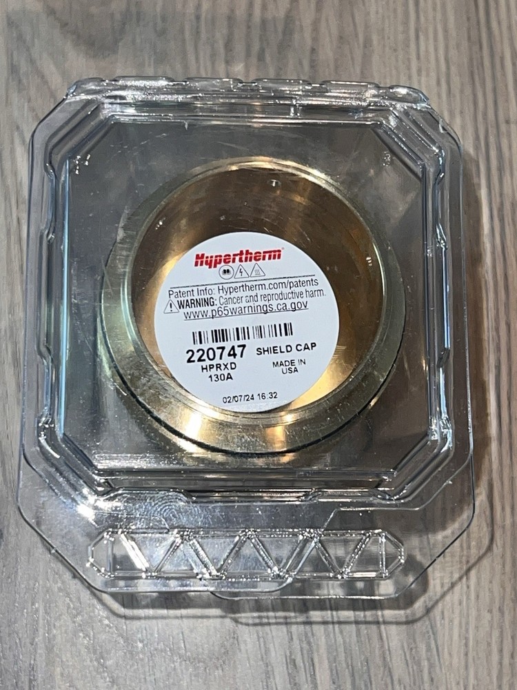 Hypertherm 220747 Shield Cap Nozzle 30-130 amp Brand New Free Shipping