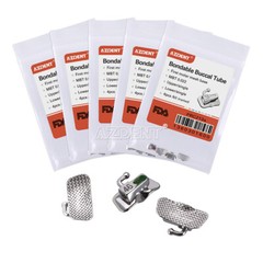 AZDENT Dental Orthodontic Bondable Buccal Tube 1st 2nd Molar MBT/Roth.022/.018