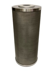Hydro-Genics® Stainless Steel Cleanable Filter, 10″ length, 4.3″OD, 100 micron