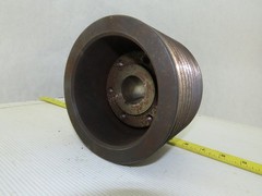 6-3/8″ OD x 4-1/2″ Wide 9 Groove 3V Section Pulley Sheave 1-1/4″ Bore