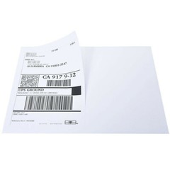 Address Shipping Labels 8.5×5.5″ Half Sheet Round Corner Adhesive Blank Labels