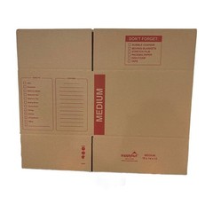 20 – Pack Medium Cardboard Moving Boxes 18x14x12 32 ECT With Handles