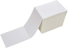 Fanfold 4 x 6 Direct Thermal Labels White Perforated Shipping Labels，Perforated