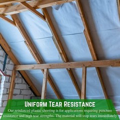 Dura Skrim – 6 Mil White String Reinforced Plastic Sheeting