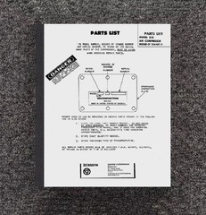 Quincy 325 ROC 10 Air Compressor Service Parts List Manual Fits Model 3252163